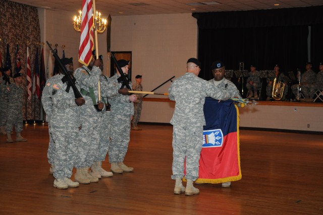 157th cases colors, leaving Fort Jackson