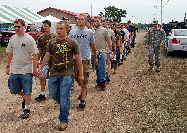 Future Soldiers March to Main Stage