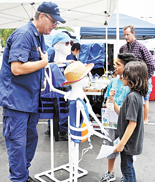 Summer Safety Day lifejackets