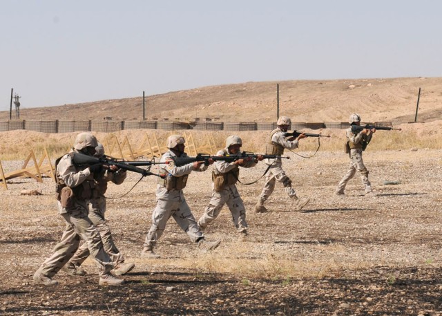Iraqi soldiers practice marksmanship, prepare for Operation Iron Lion