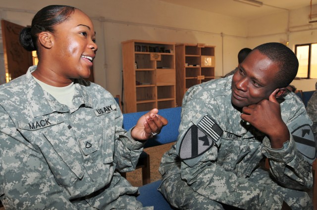 Soldiers improve communication skills