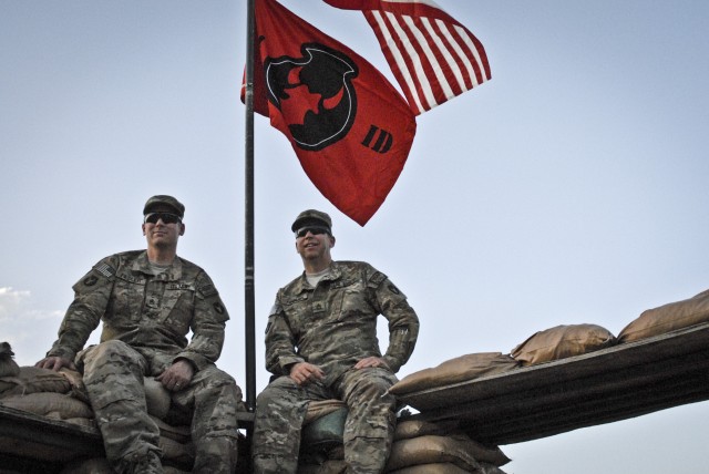 Fielder brothers in Afghanistan