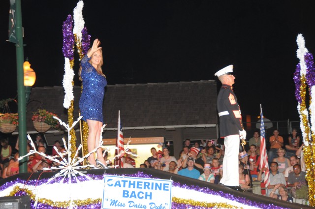 100th band marches in first 4th of July parade