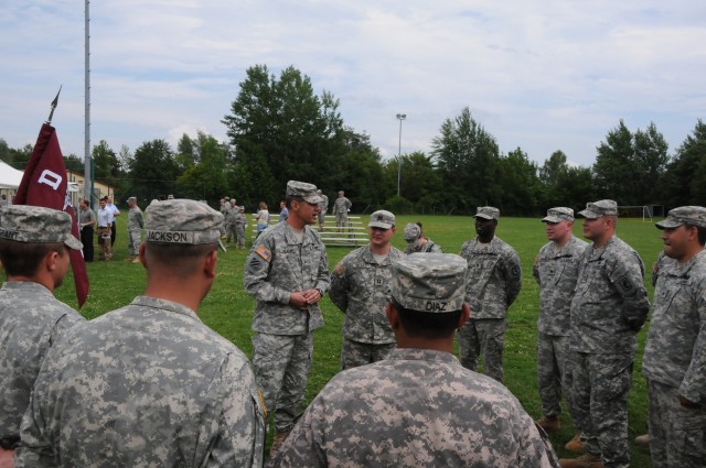 BG Salazar addresses Delta Company