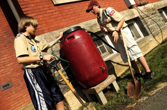 Eagle Scout project to aid with joint base storm water run-off