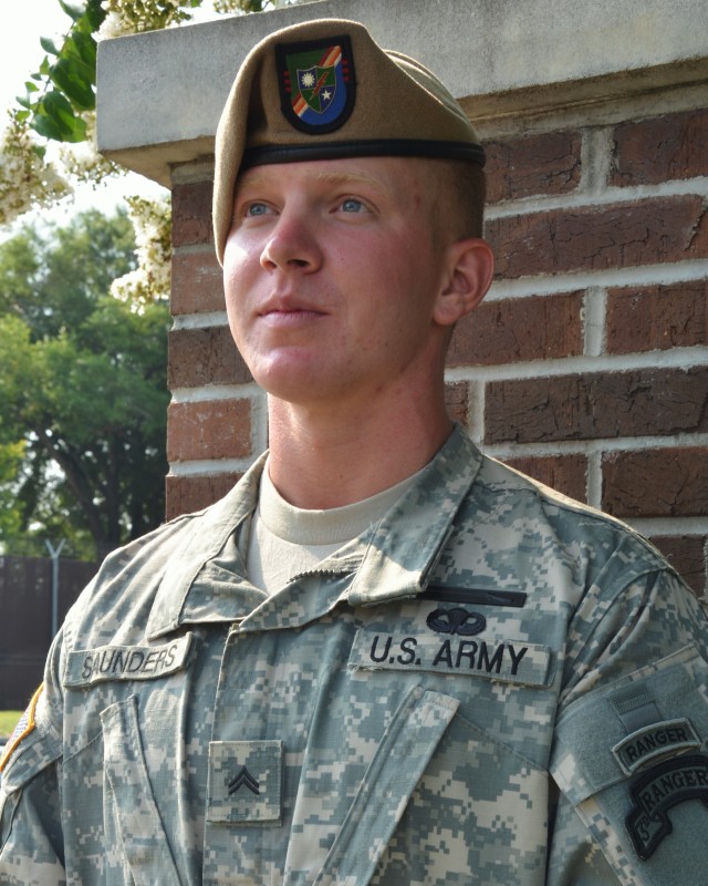 Cpl. Austin Saunders, 3/75th Ranger Regiment