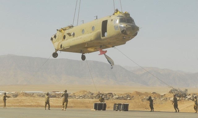 1st Air Cavalry conducts rare sling load operation in Afghanistan