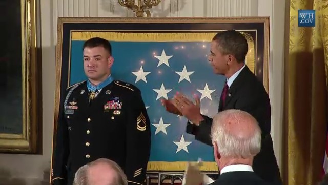 Obama awards Medal of Honor to Petry