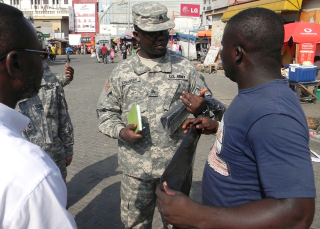 Ghanaian-American soldier comes home to Accra for MEDFLAG 11
