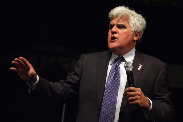 Leno brings comedy act to Carson