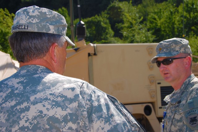 Vice Chief of Staff of the Army stops by U.S. Army Africa for a visit