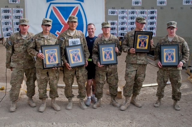 10th Mountain hosts combat relay in Afghanistan