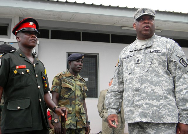 Ghana, U.S. noncommissioned officers lead the way