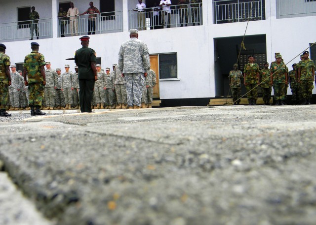 Ghana, U.S. noncommissioned officers lead the way