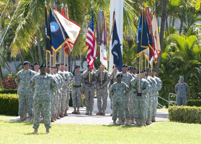 USARPAC color guard during Flying 