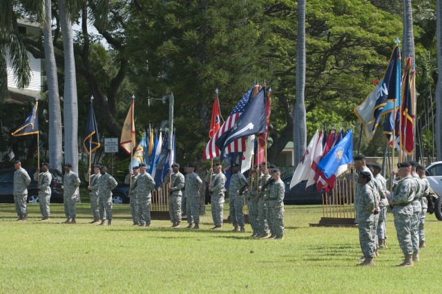 Color Guard display unit flag