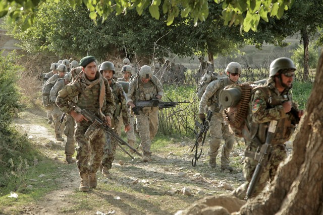 Afghan-lead patrol