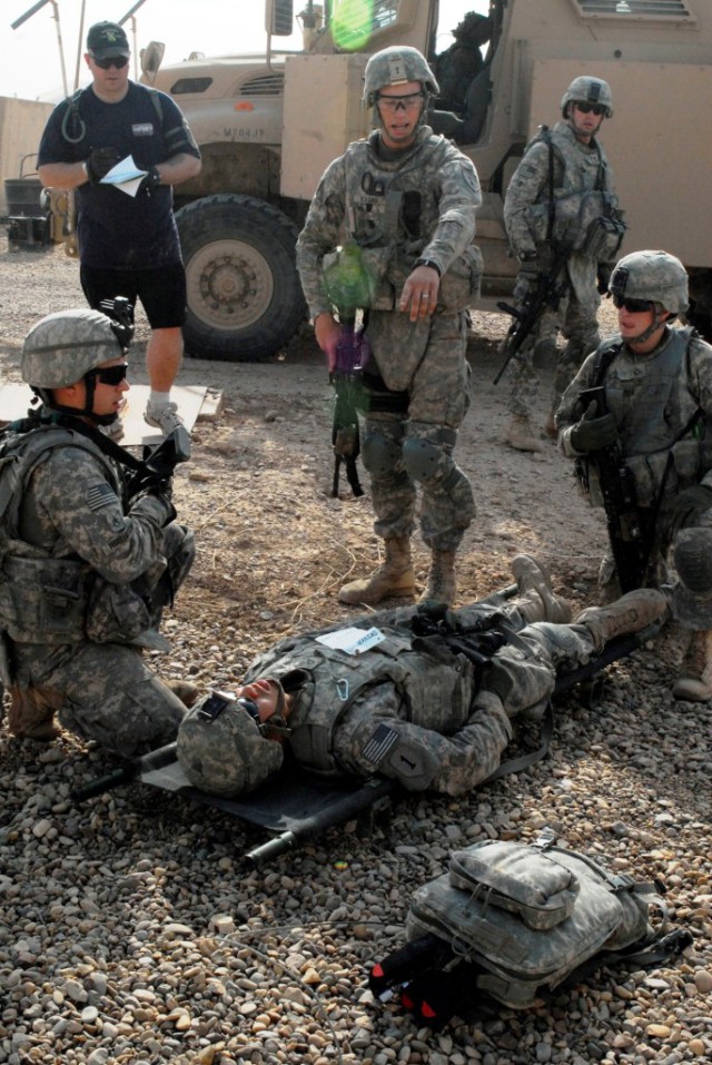 'Dragon' battalion conducts realistic casualty care, evacuation training exercise