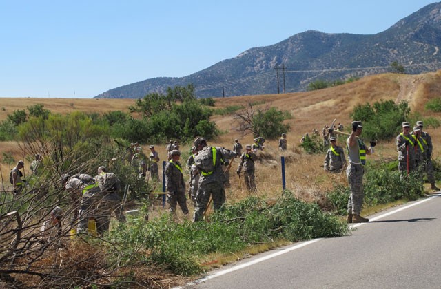 Aviation Soldiers take on Arizona wildfires