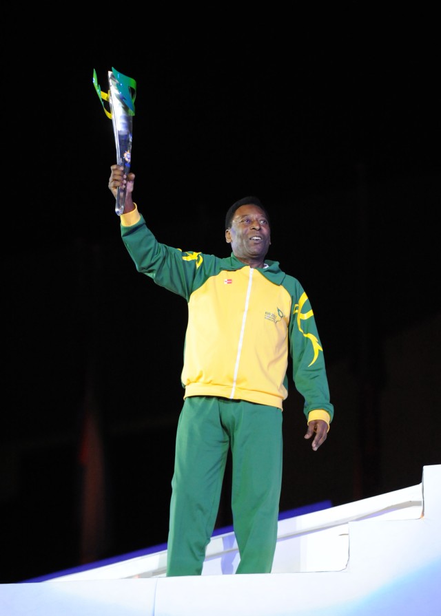 Pele lights torch as Brazil celebrates Opening of CISM Military World Games