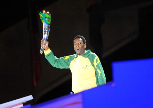 Pele lights torch as Brazil celebrates Opening of CISM Military World Games