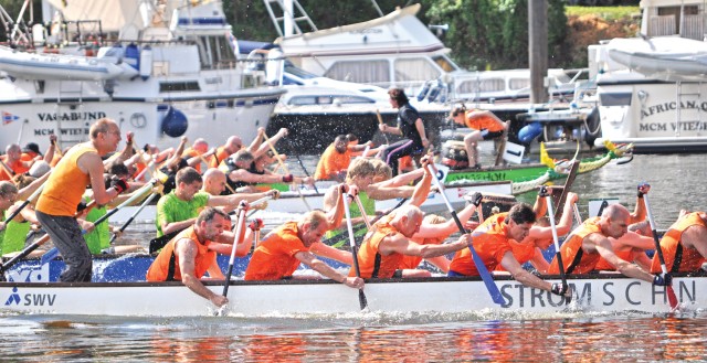 Americans join their German neighbors in annual dragon boat competition