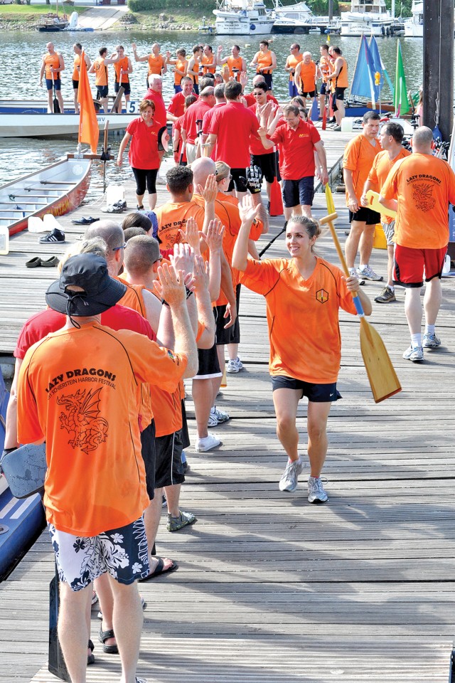 Americans join their German neighbors in annual dragon boat competition