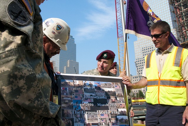 Photos of WTC Flag in Afghanistan