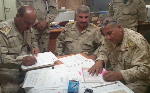 U.S. forces transfer COS Sykes to ISF
