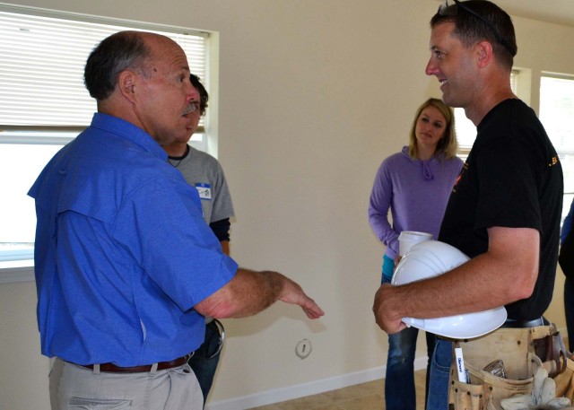 Wounded Warriors build with Habitat for Humanity