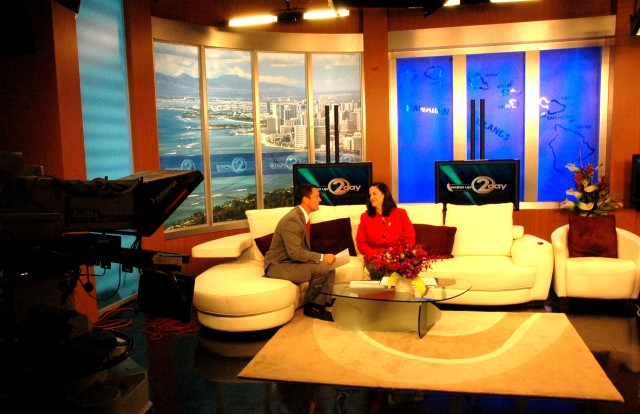Ms. Hammack discusses coral reef and technology demonstration