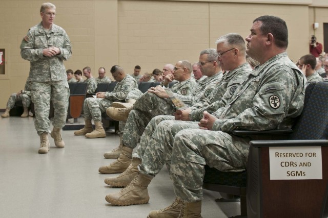 The Army Surgeon General hosts town hall at Joint Base Lewis-McChord
