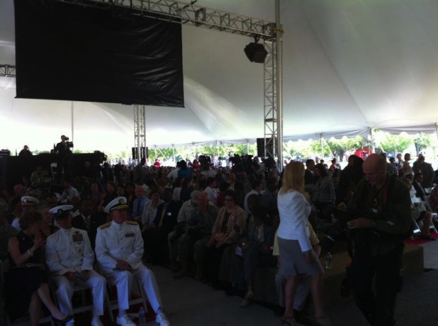 Walter Reed colors casing ceremony