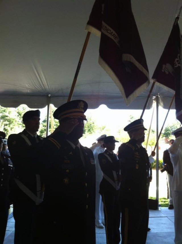 Walter Reed colors casing ceremony