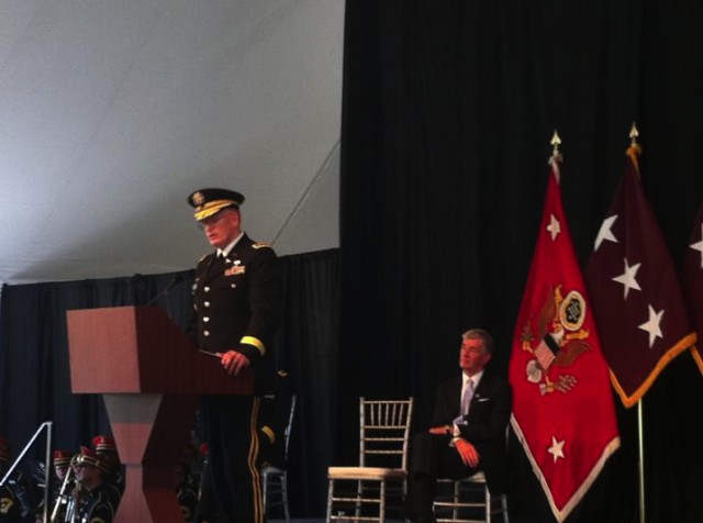 Walter Reed colors casing ceremony