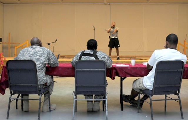 COB Speicher Soldiers, civilians share talents