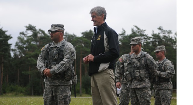 Secretary of the Army visits Grafenwoehr Training Area