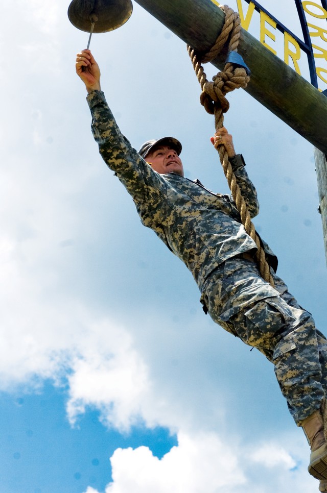 Officer candidate strikes new chord in the Army