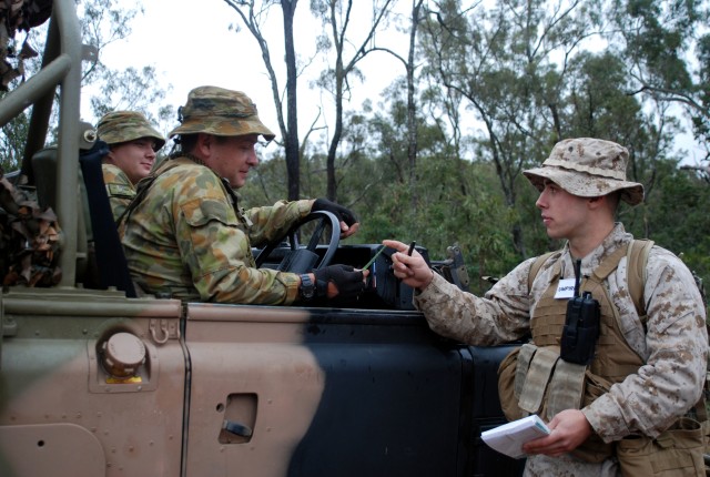 Umpires Work Together to Judge US-Australian Exercise