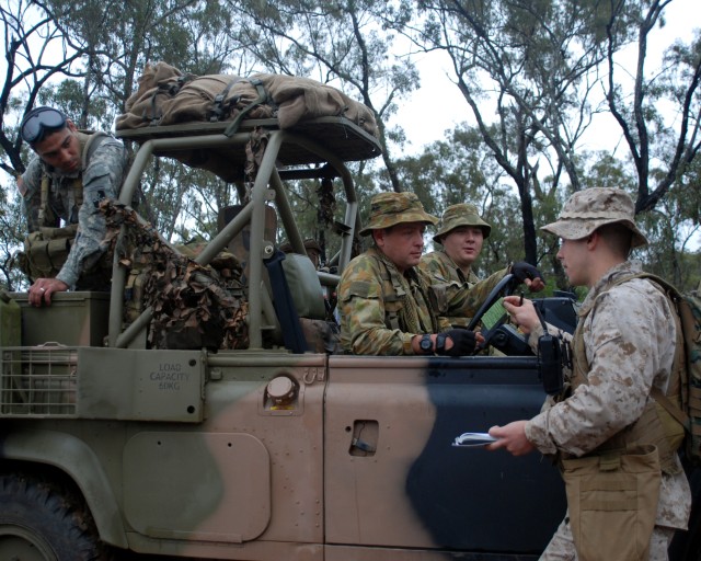 Umpires Work Together to Judge US-Australian Exercise