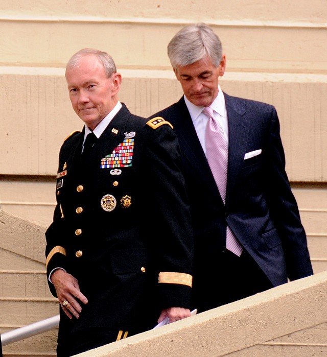 Gen. Dempsey and Sec. McHugh at Army Birthday