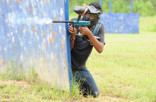 Dodging paint: Paintball takes kids to the EDGE!