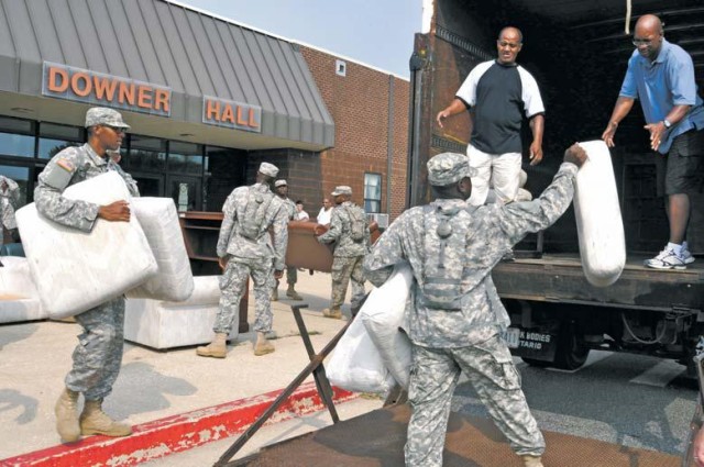 Excess Ordnance furniture donated