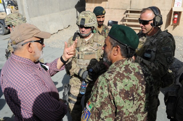 Scaparrotti assesses gains in southern Afghanistan