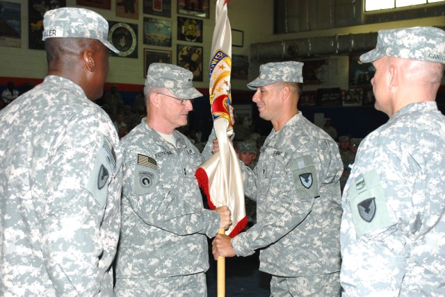 402nd AFSB change of command ceremony at Camp Arifjan, Kuwait.