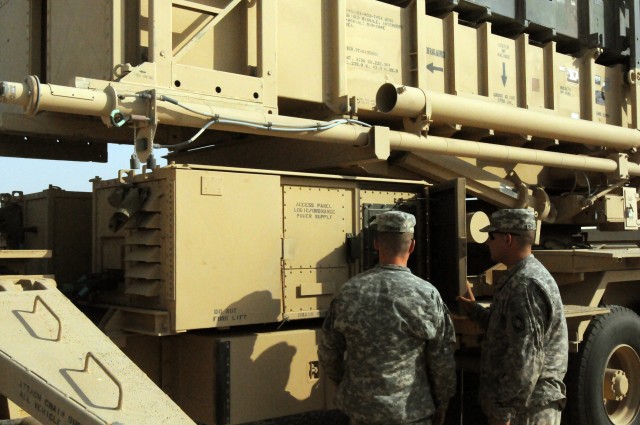 Cadet trains with 1/44 ADA, Third Army for CTLT