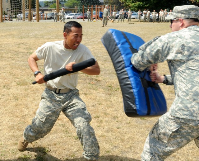 MPs Fight Through Pepper Spray Training