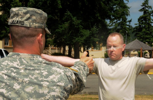 MPs Fight Through Pepper Spray Training