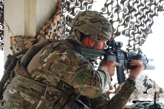 On guard in Kandahar