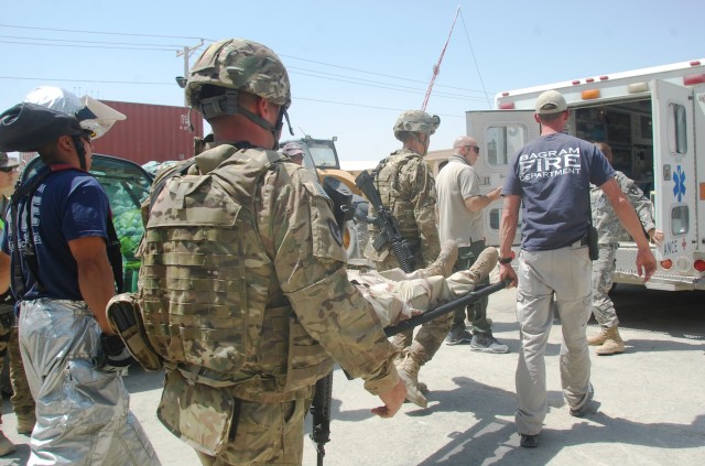 AFSBn-Bagram takes part in MASCAL exercise